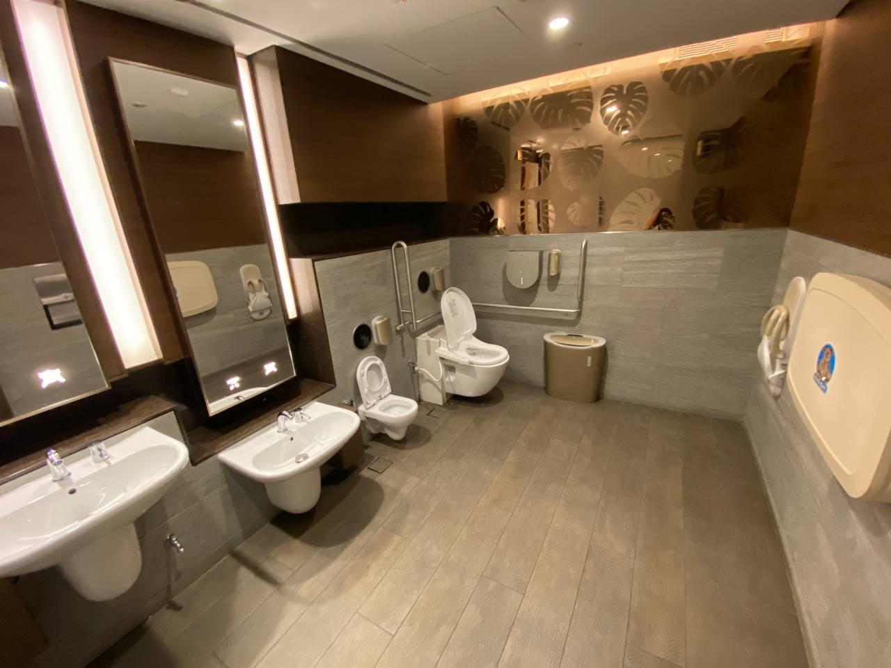 Picture of handicap toilet